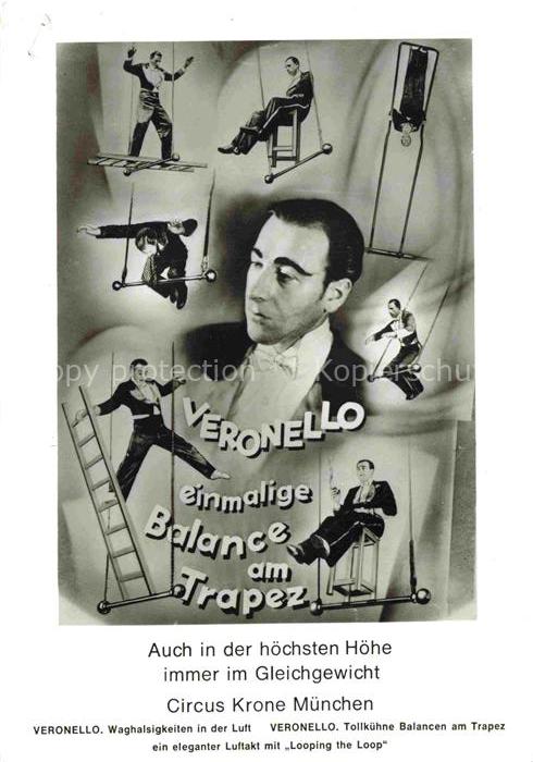 Zirkus Artistik Variete Cirque-- Veronello Looping the Loop Schorndorf Wuertt.