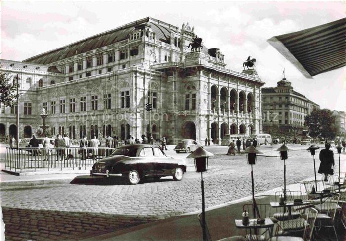 BORGWARD Autos Cars Voitures 1500 Wien Oper Vienna Opera dello Stato