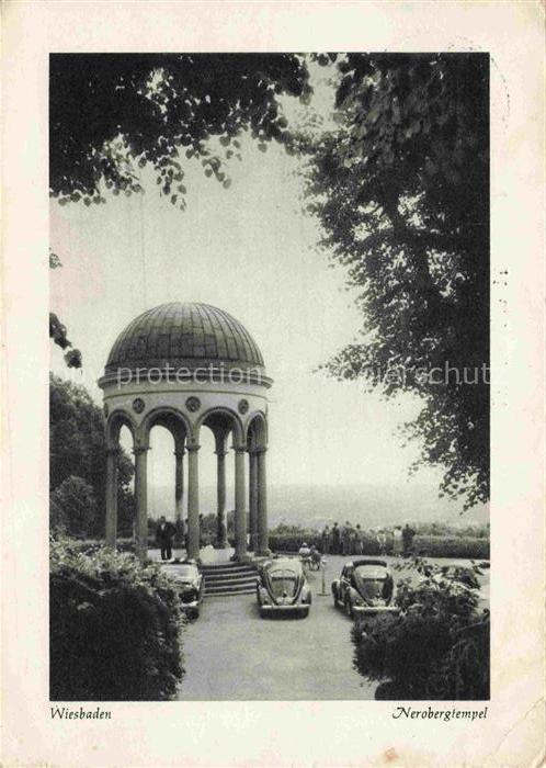 Brezelfenster VW Kaefer Wiesbaden Nerobergtempel