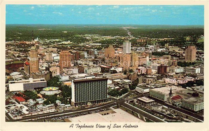 San Antonio Texas USA Tophouse view of the heart of the city