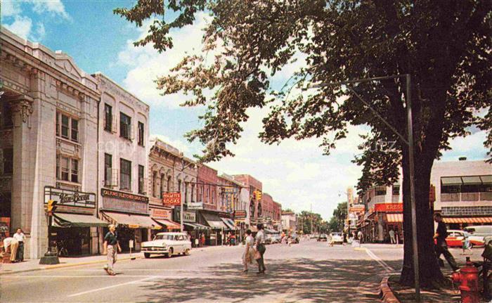 Ann Arbor Michigan USA State Street and N. University on the campus of Universit