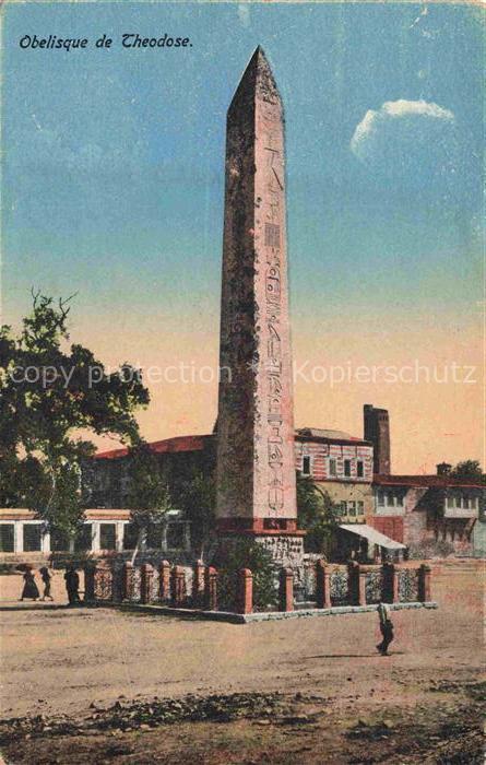 ISTANBUL Constantinopel TK Obelisque de Theodose