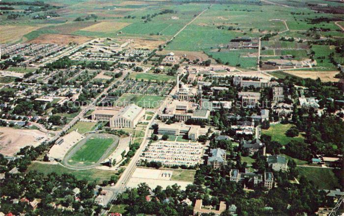MANHATTAN  NEW YORK USA Kansas State University from the air Stadium and Field-H