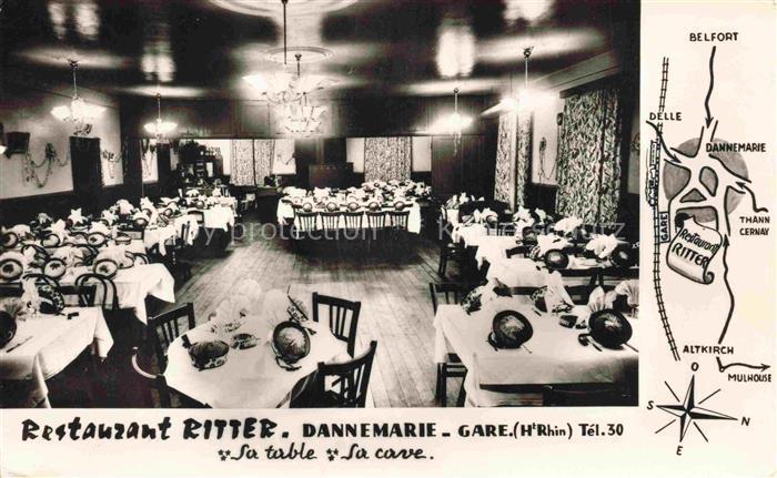DANNEMARIE  Dammerkirch Alsace 68 Haut-Rhin Restaurant Ritter