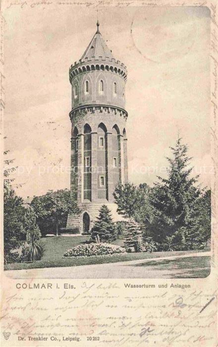 COLMAR 68 Haut-Rhin Wasserturm und Anlagen