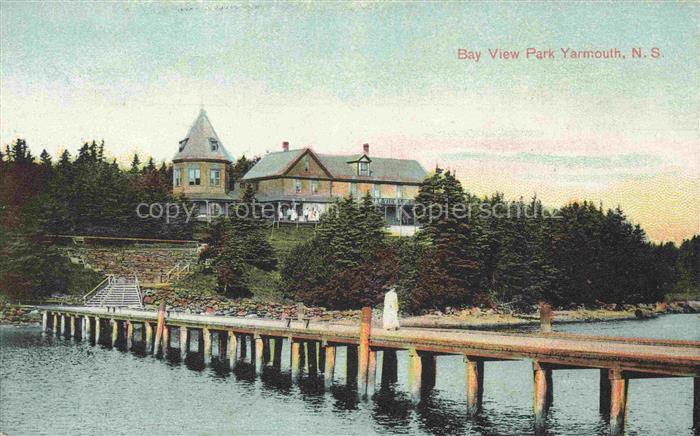 Yarmouth Nova Scotia Canada Bay view park Novochrom