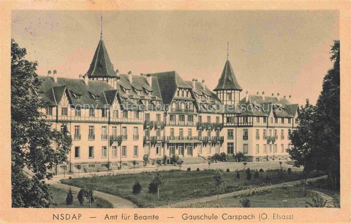 Carspach Karspach Altkirch 68 Haut-Rhin Amt fuer Beamte Gauschule