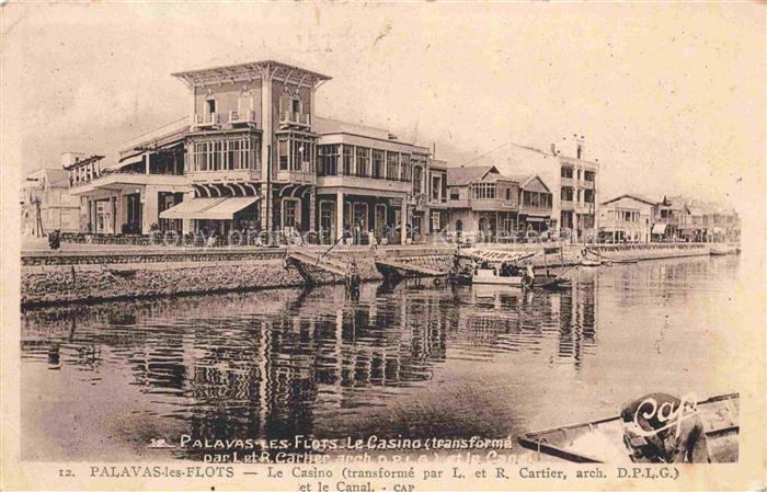 PALAVAS-LES-FLOTS 34 Le Casino et le canal
