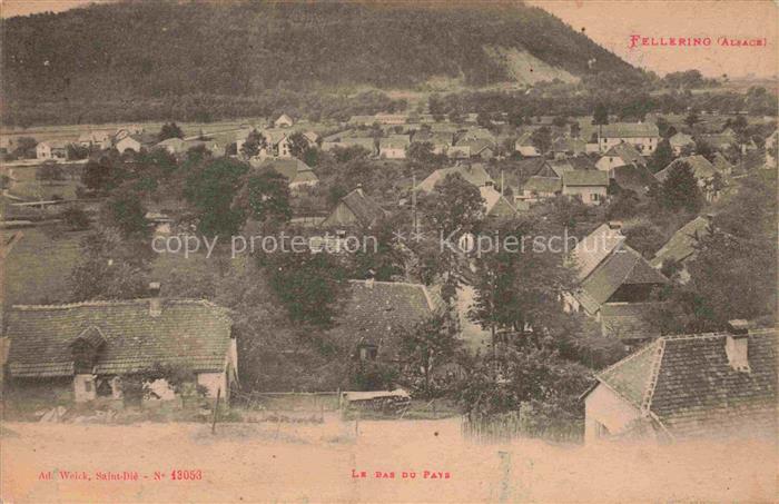 Fellering Felleringen 68 Haut-Rhin Panorama