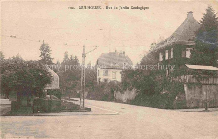 MULHOUSE Muehlhausen 68 Haut-Rhin Rue du Jardin Zoologique