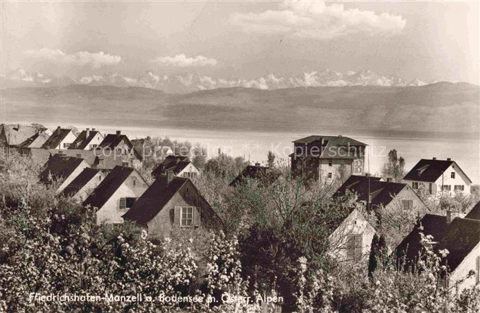 Manzell Friedrichshafen Bodenseekreis BW Panorama Blick gegen oesterreichische A