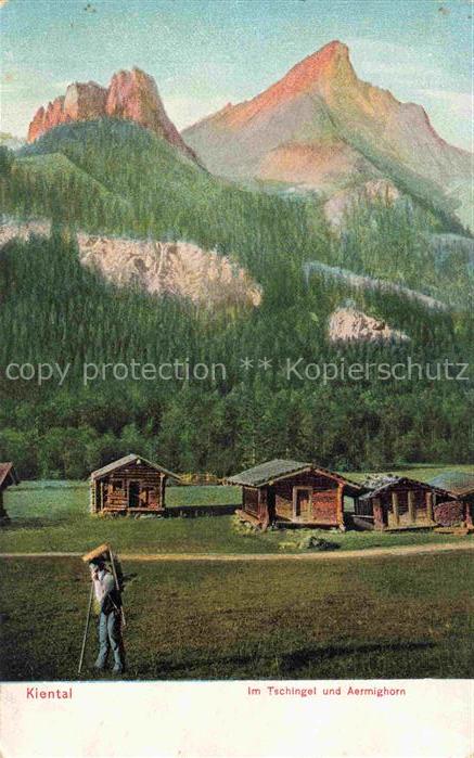 Kiental Kienthal Frutigen BE Im Tschingel und Aermighorn