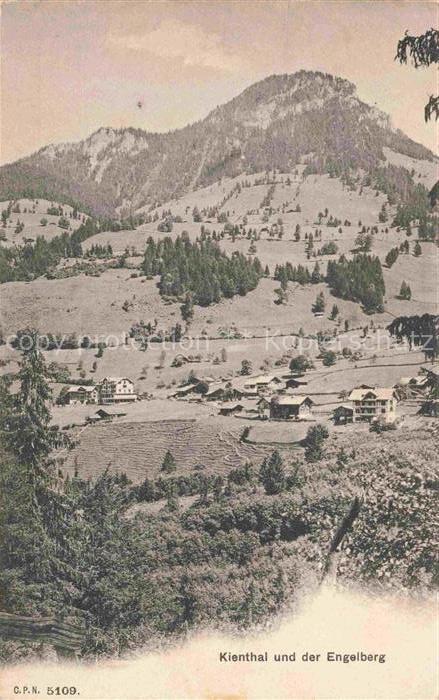 Kienthal Kiental Frutigen BE Panorama Blick gegen den Engelberg