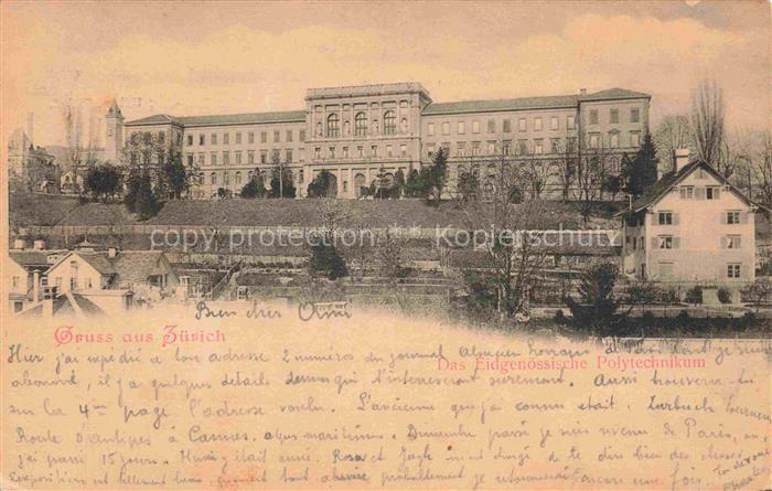 ZueRICH ZH Eidgenoessisches Polytechnikum