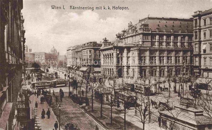 WIEN AT Kaerntnerring mit Koeniglicher Hofoper