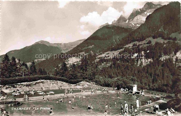 Champery VS La piscine