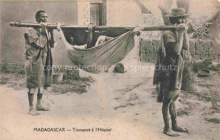 Madagascar Madagaskar Transport à l'hôpital