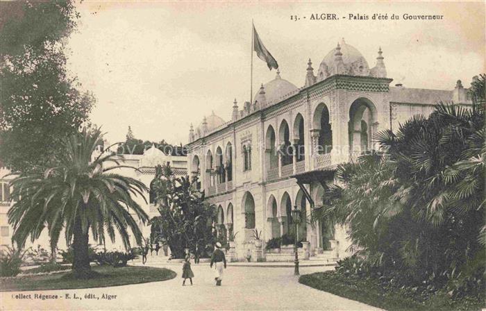 ALGER  Algerie Palais d'été du Gouverneur