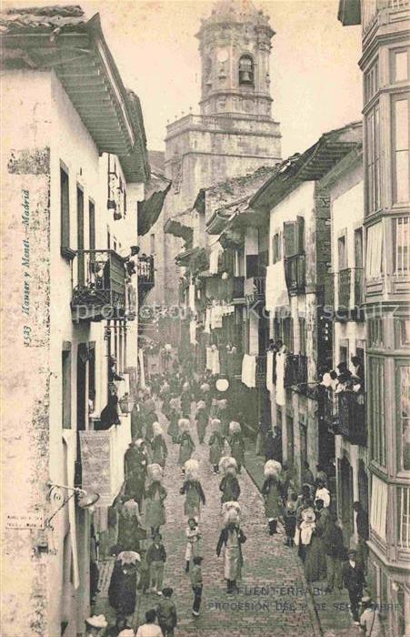 FUENTERRABIA Hondarribia ES Procesión