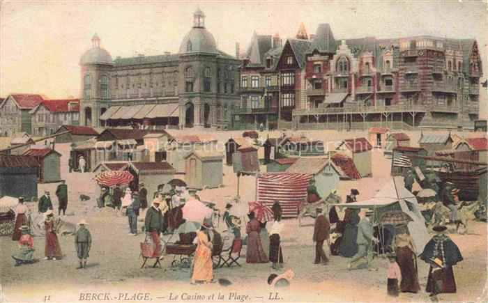 BERCK-PLAGE 62 Le casino et la plage
