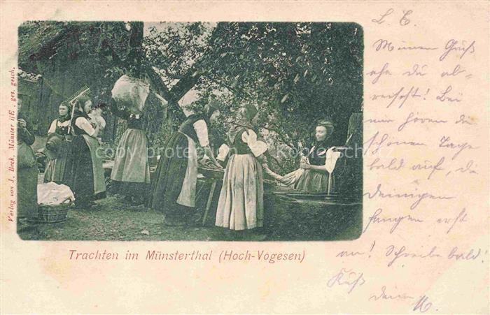 Muensterthal Elsass Munster 68 Alsace Haut-Rhin Trachten