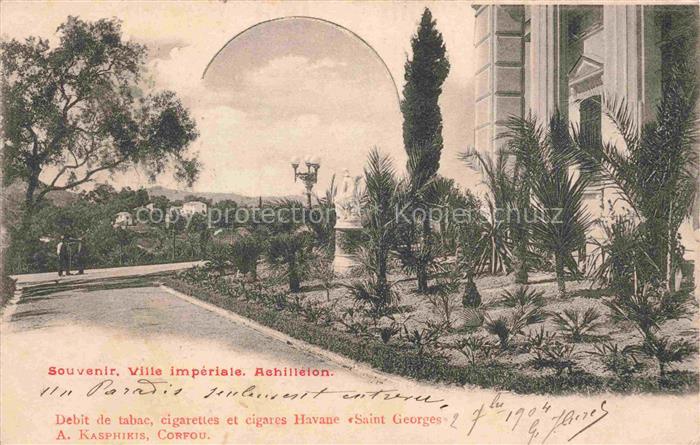 CORFOU Korfu Corfu Greece Villa impériale Achilleton