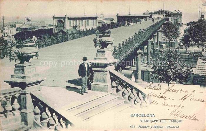 BARCELONA Cataluna ES Viaducto del parque