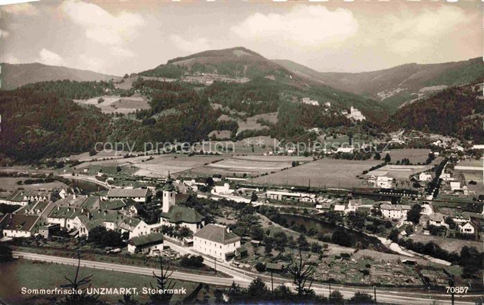 Unzmarkt-Frauenburg Obersteiermark AT Panorama Sommerfrische