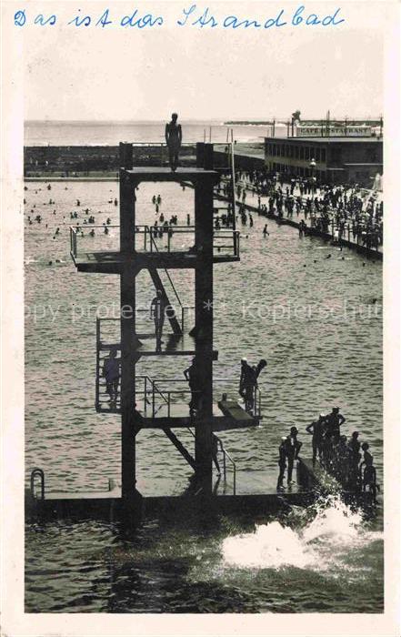 CASABLANCA Maroc Piscine Orthlieb plongeoir