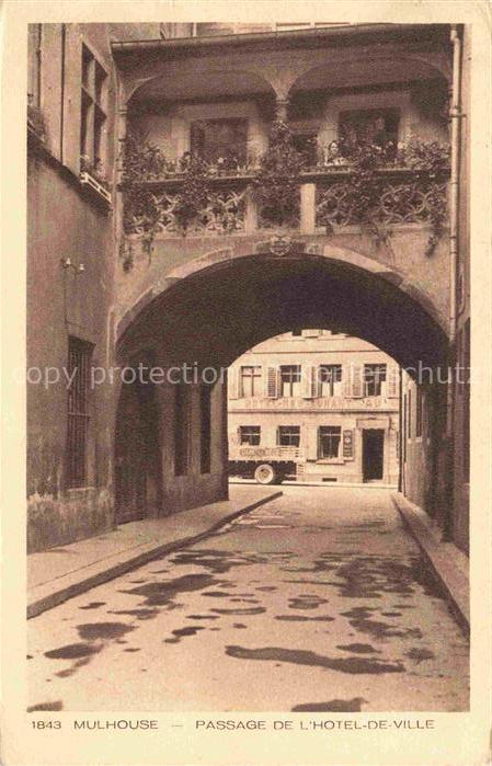 MULHOUSE Muehlhausen 68 Haut-Rhin Passage de l'Hôtel de Ville