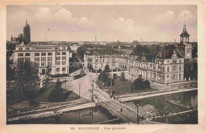 MULHOUSE Muehlhausen 68 Haut-Rhin Vue générale