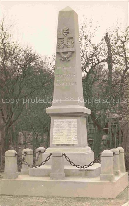 MULHOUSE Muehlhausen 68 Haut-Rhin Monument Aux Enfants de Zimmersheim Denkmal