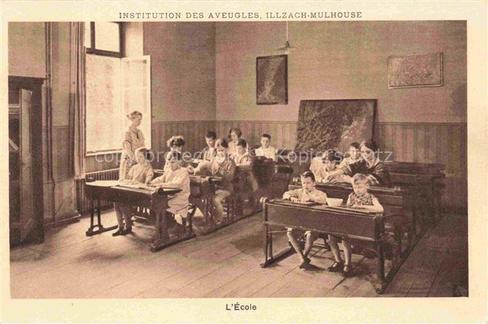 Illzach  MULHOUSE 68 Haut-Rhin Institution des Aveugles Ecole