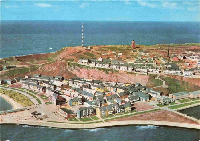 Insel Helgoland Fliegeraufnahme