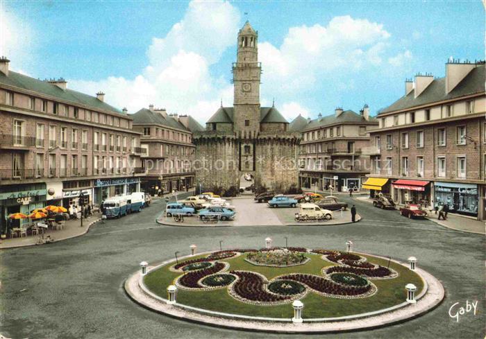 Vire 14 Calvados Place du 6 Juin et la Porte-Horloge