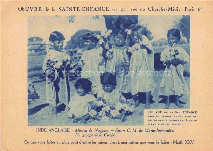 Nagpore Nagpur Maharashtra India Inde Anglaise Mission de Nagpur Soeurs C.M. de