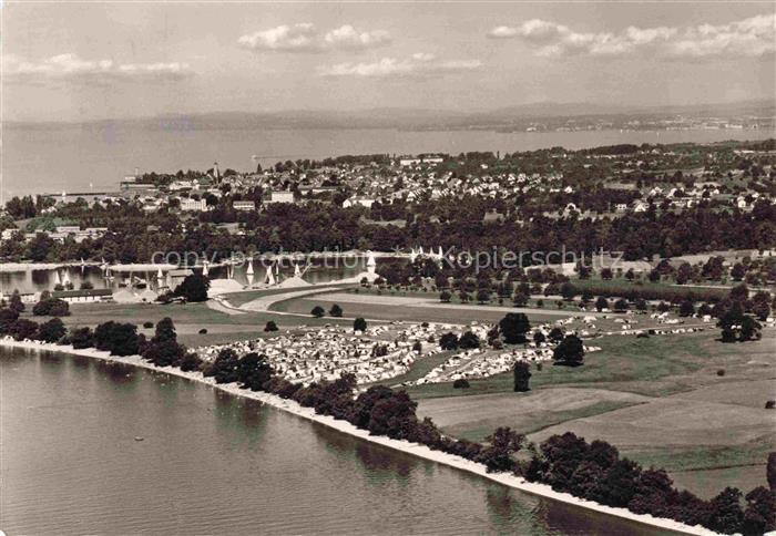 Gohren Kressbronn Langenargen Bodensee BW Campingplatz Naturbadestrand