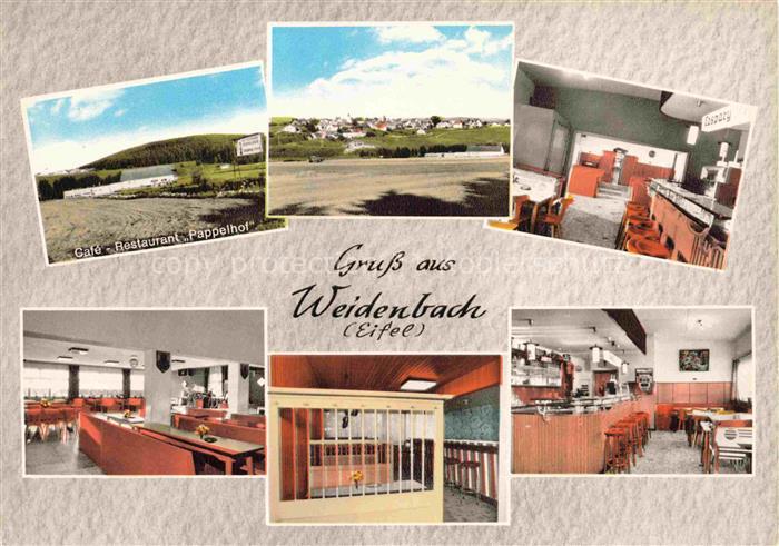 Weidenbach Eifel Gerolstein Rheinland-Pfalz Café Restaurant Pappelhof Gastraum P