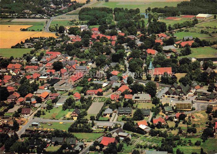 Salzhausen  Lueneburger Heide Harburg Niedersachsen Fliegeraufnahme