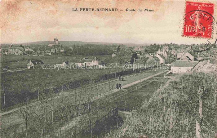 La Ferte-Bernard MAMERS 72 Sarthe Route du Mans