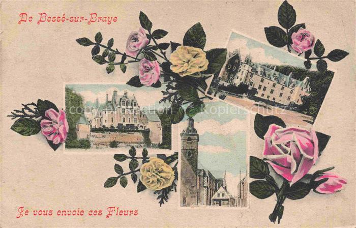 Besse-sur-Braye Mamers 72 Sarthe Je vous envoie des fleurs vues d'ensemble Châte