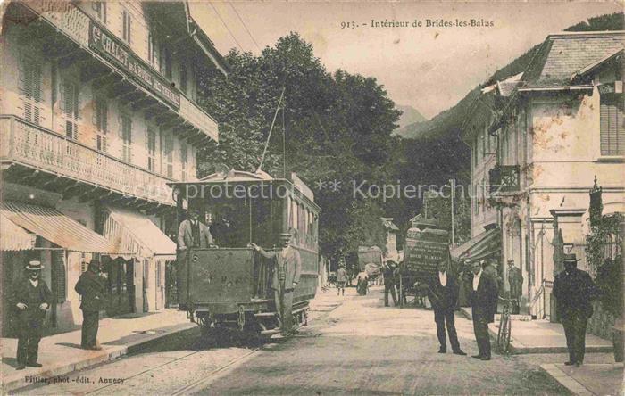 Brides-les-Bains Albertville 73 Savoie Au centre Tram