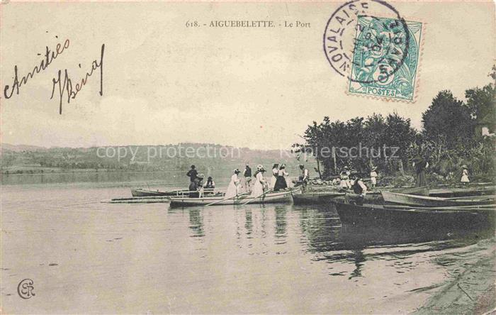 Aiguebelette ANNECY 74 Haute-Savoie Le port