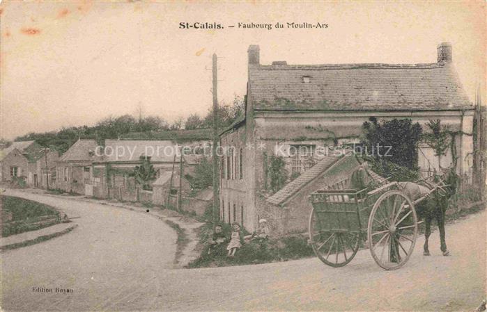 St-Calais MAMERS 72 Sarthe Faubourg du Moulin-Ars