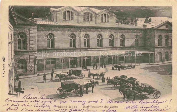 Mont-Dore-les-Bains Clermont-Ferrand 63 Puy-de-Dome Établissement des Bains