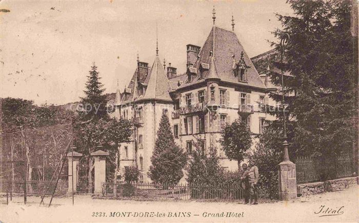 Mont-Dore-les-Bains Clermont-Ferrand 63 Puy-de-Dome Grand Hôtel