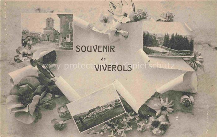 Viverols AMBERT 63 Puy-de-Dome Vue générale Eglise