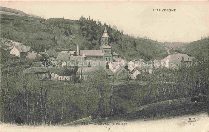 Orcival Clermont-Ferrand 63 Puy-de-Dome Vue générale du village