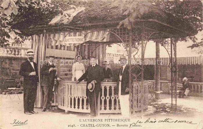 Chatel-Guyon Chatelguyon 63 Puy-de-Dome Buvette Yvonne