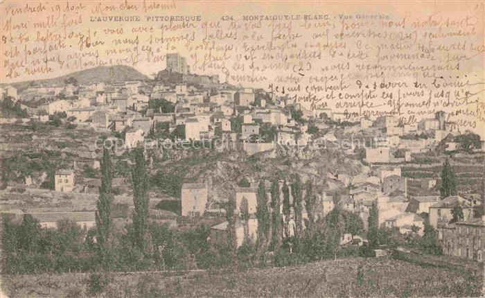 Montaigut-le-Blanc Gueret 23 Creuse Vue générale